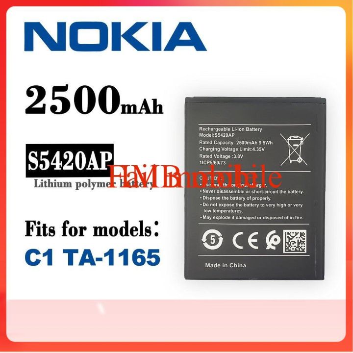 Nokia C1แบตเตอรี่เดิม S5420AP TA-1165