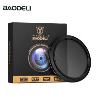 BAODELI Neutral Density Filtro Nd Filter Variable Nd2-400 Concept 49 52 55 58 62 67 72 77 82 Mm For Camera Canon Dslr Nikon Sony