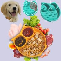 Pet Dog Slow Feeder Bowl Non Slip Puzzle Bowl Anti-Gulping Pet Slower Food Feeding Dishes Dog Bowl Fat Help Healthy Pet Supplies