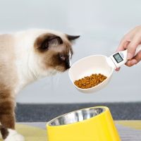 ▲❏✣ Pet Food Scale LCD Electronic Precision Weighing Tool Dog Cat Feeding Food Measuring Spoon Digital Display Kitchen Scale