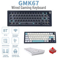 GMK67 Hot-Swappable Mechanical Keyboard คีย์บอร์ดที่กำหนดเองพร้อม DIY Knob Switch Kit RGB Backlit Wired Gaming Keyboard