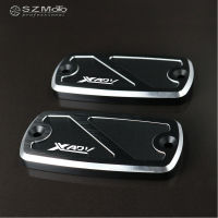 For HONDA X-ADV XADV 2017- Aluminum Motorcycle Accessories Front Rear Brake Master Cylinder Fluid Reservoir Cover Cap CNC