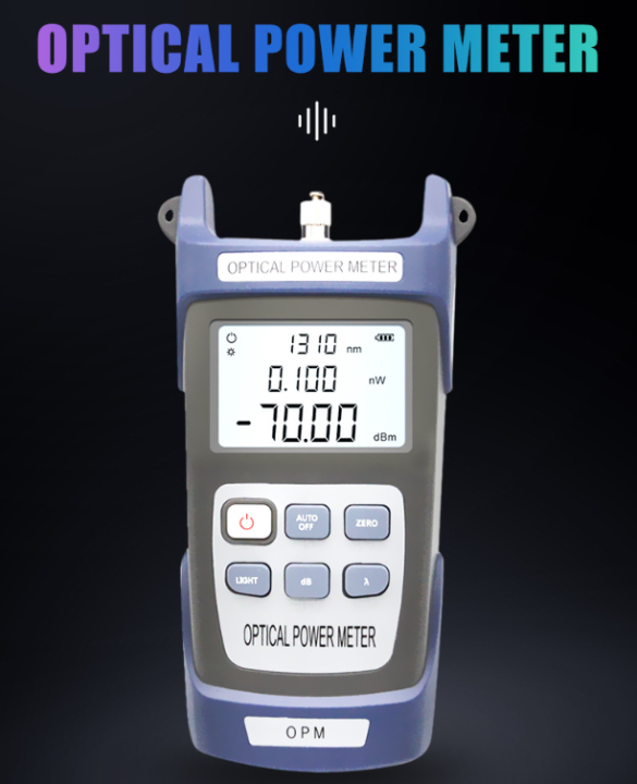 optical-power-meter-เครื่องทดสอบสายไฟเบอร์ออปติก-opm-fiber-optic-cable-tester-power-meter