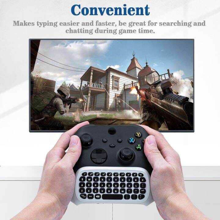 Xbox One S Series X White Wireless Chatpad Keyboard Keypad For Controller 24g Lazada 8862