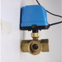 【hot】❖❏✇  3 way motorized ball valve electric Three line two control AC220V DN15-DN25