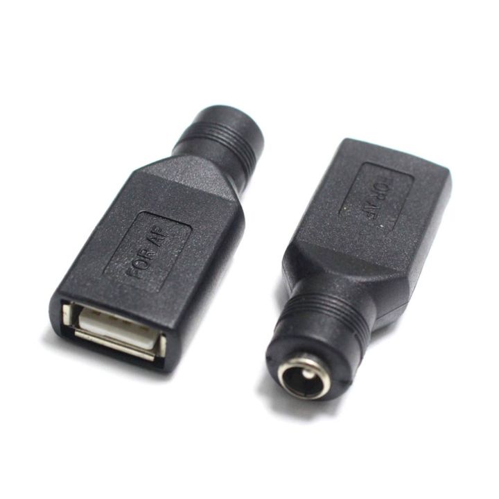 msaxxza-แจ็คปลั๊กไฟกระแสตรง5v-5-5x2-1คอนเน็คเตอร์ทองเหลืองเป็น-usb-ชาย-หญิงแล็ปท็อปอะแดปเตอร์แปลง