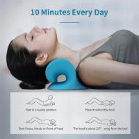 Relax Massage Pillow C-Rest Neck Acupressure Pillow PU Ergonomics Repair Cervical Traction Device Shoulder Spine Massage Pillow