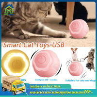 USB ของเล่นแมวอัจฉริยะ ของเล่นแมว ลูกบอลเล่น ลูกบอลมีเสีย มีไฟ7ส ีSmart Cat Toys USB ลูกบอลมีเสียงสำหรับสัตว์เลี้ยง พร้อมส่ง Smart Cat Toys USB Rechargeable Auto