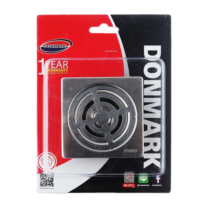 donmark-ตะแกรงกันกลิ่นสแตนเลส-304-หนาพิเศษ-แบบเหลี่ยม-มีหลายขนาดให้เลือก