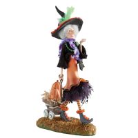 Halloween Witch Resin Home Ornament Sturdy Durable Table Decorations Nice Gifts for Friends Families