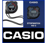 CASIO STOPWATCH นาฬิกาจับเวลา สีดำ รุ่น HS-3