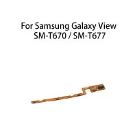 ปุ่มปรับระดับเสียงปุ่มพาวเวอร์สายเคเบิ้ลยืดหยุ่นสำหรับ Samsung Galaxy ดู/SM-T670/SM-T677