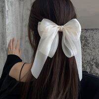 hot✱♚✌  Lystrfac 2022 New Yarn Bow Hair Clip for Back Hairpin Accessories