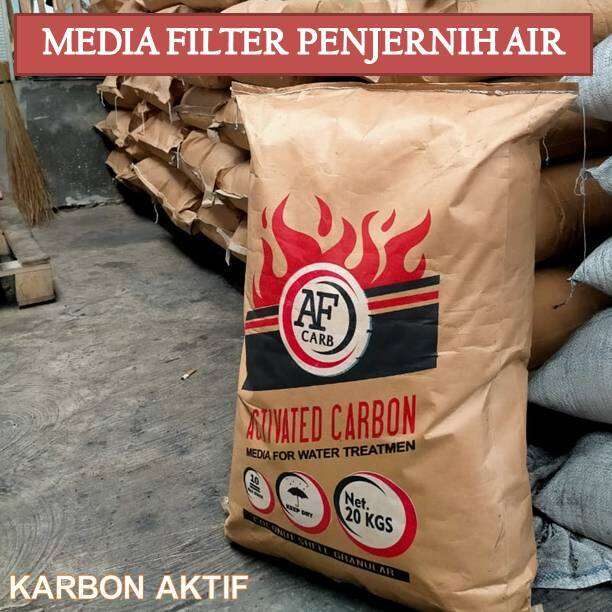 Karbon Aktif Kg Media Filter Air Sumur Bor Kolam Media Filter Karbon Kg Aktivated