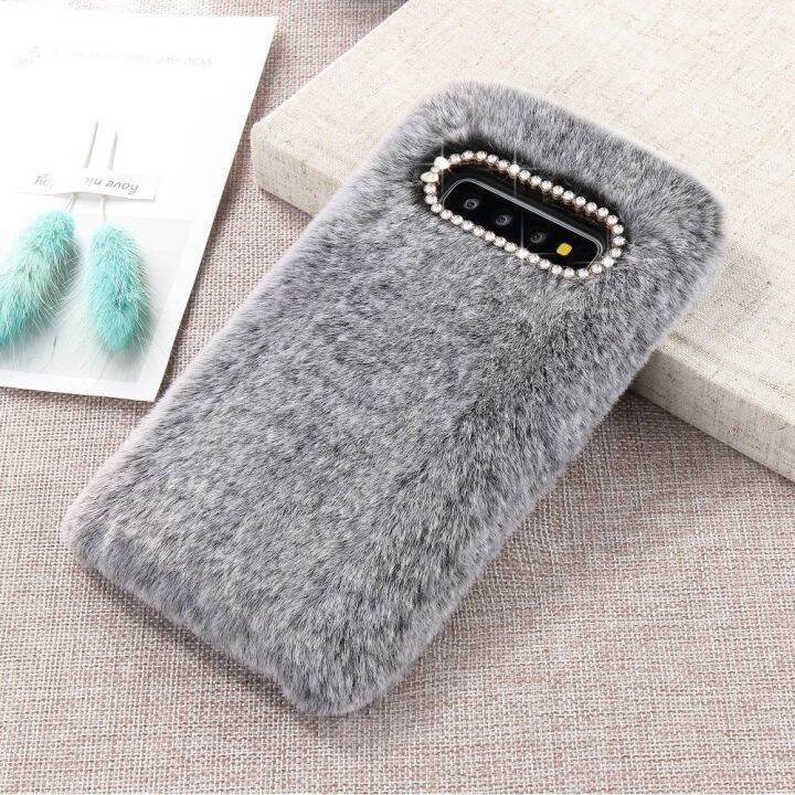 faux-fur-shockproof-phone-case-for-samsung-galaxy-s21-s20-ultra-5g-s9-plus-s10-s8-luxury-diamond-warm-furry-soft-silicone-cover