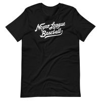 เสื้อยืดผู้ชาย NEGRO LEAGUE BASEBALL Black Tee เสื้อยืดแขนสั้น Unisex