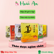 Thảo dược ngâm chân hộp 20 gói Bột thảo mộc ngâm chân