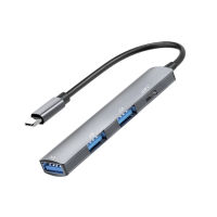 ฮับ Typec แท่นวางมือถือฮับคอมพิวเตอร์ Usb 3.0แยกหนึ่งลากสี่ USB Extender 1:4