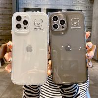 【YF】℡✉  Cartoon Couple iPhone 14 13 12 X XS XR 7 8 2020 Transparent Shockproof Cover