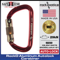 คาราบิเนอร์ล็อคอัตโนมัติ รุ่น Carabiner RockD Auto-Lock คาราบิเนอร์ออโต้ล็อค จากแบรนด์ Rock Exotica