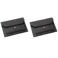 2X Soft Business Bag Case for Air Pro Retina 13 Laptop for Tablet Bag Dark Gray