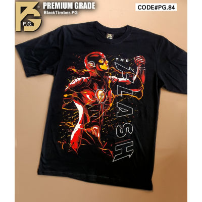 PG 84 The flash เสื้อยืด หนัง นักร้อง เสื้อดำ สกรีนลาย ผ้านุ่ม PG T SHIRT S -3XL