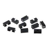 ✪【 HJ-CES Store】10 Pcs DC3 10 Pin 2X5ขาคู่แถว2.54มม.Pitch Straight Pin ชายกล่อง IDC Header Connector