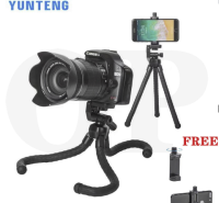 YUNTENG VCT-3280 Octopus Tripod Adjustable Deformation Mobile Phone Small Camera Small PTZ Lightweight ขาตั้งกล้อง ขาตั้งมือถือ 3ขา