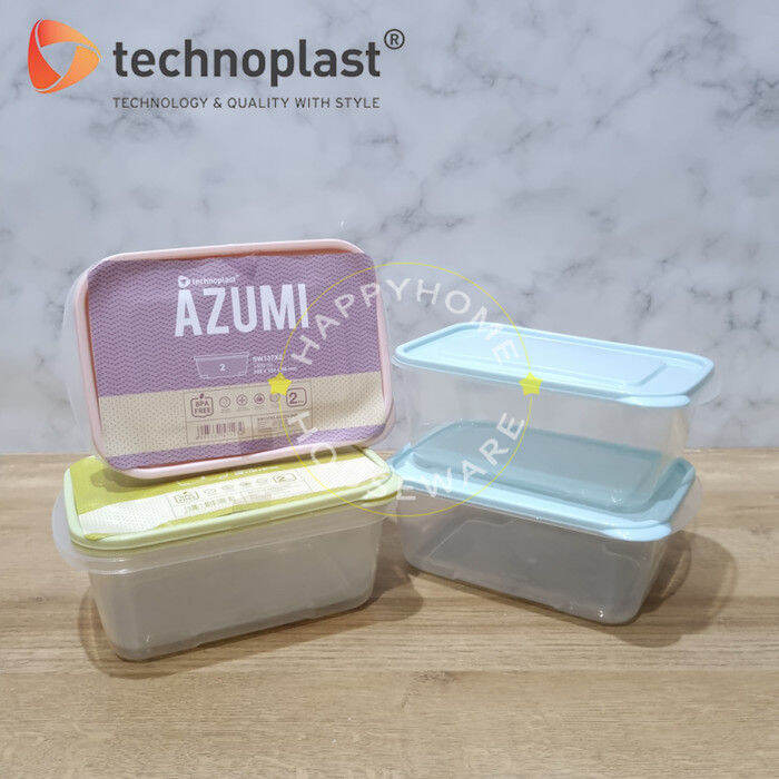 Technoplast New Azumi Set Of Pc Ml Sealware Tempat Penyimpanan Lazada Indonesia