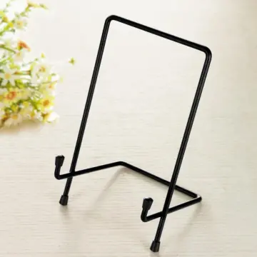 2pcs Plate Holder Display Stand Sign Holder Book Holder Stand Small Easels  For Display Cookbook Stand