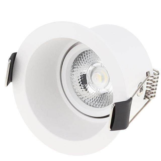Modern Design White Black Round Led Ceiling Light Adjustable Lamp