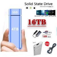 500GB 1TB Solid State Drive HDD Portable Original External Hard Drive for PC Laptop Storage Device USB3.0 2TB Mobile Hard Drive