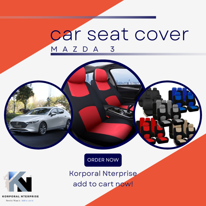Mazda 3 KN Seat Cover Lazada PH
