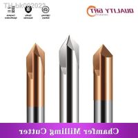 ℗ Q.Grt 3 Flutes Chamfer Milling Cutter 60 90 120 Degree Carbide Corner Countersink Chamfering Tools Location Center Bit