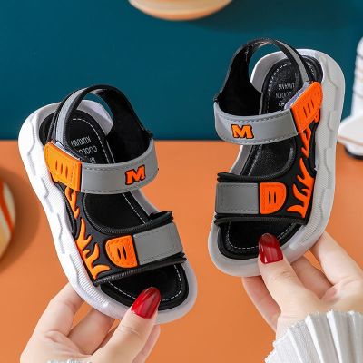 2022 Summer Boys Shoes 1-12 Years Old Baby Childrens Sandals Childrens Non-slip Sandals Children Soft Bottom Beach Shoes