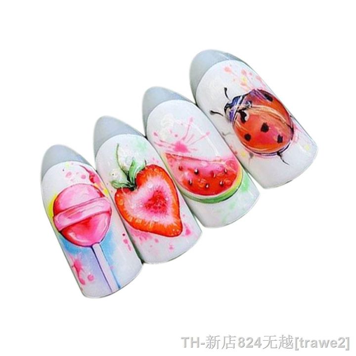 lz-1sheet-fruit-lollipop-ladybug-nail-art-stickers-water-transfer-nail-tips-decals-charm-diy-designs-manicure-decoration-bestz489