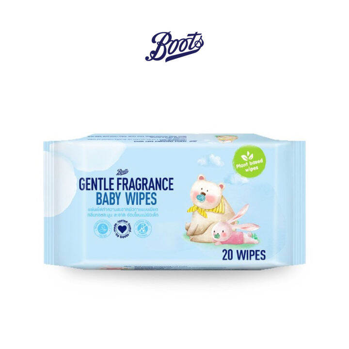 Boots Baby Wipes Gentle Fragrance บู๊ทส์ เบบี้ ไวพ์ส เจนเทิล ฟรากรานซ์