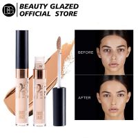 Beauty Glazed Liquid Concealer Cream Waterproof Full Coverage Long Lasting Face Scars Acne Cover Smooth Moisturizing Makeup