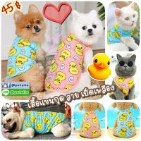 ????พร้อมส่งจร้า ❤? ???? DUCK น้องเป็ดเหลือง ? เสื้อแขนกุด ใส่สบายมาก ?? for pet เสื้อสุนัข หมา แมว