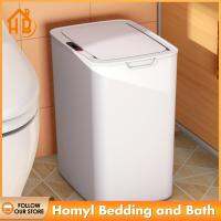 Homyl ถังขยะถังขยะเหนี่ยวนำอัจฉริยะสำหรับห้องอาบน้ำห้องนั่งเล่น14L