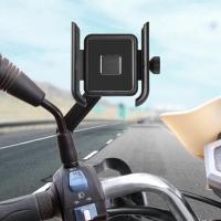 Stylish  Phone Mount Fine Craftsmanship Motorcycle Bicycle Phone Holder Portable Convenient Phone Clip for Navigation