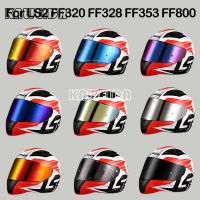 Visors สำหรับ LS2 FF320สตรีม FF353 FF328 FF800อย่างรวดเร็วหมวกกันน็อครถจักรยานยนต์แทนที่เลนส์พิเศษสีดำอิริเดียมเงิน