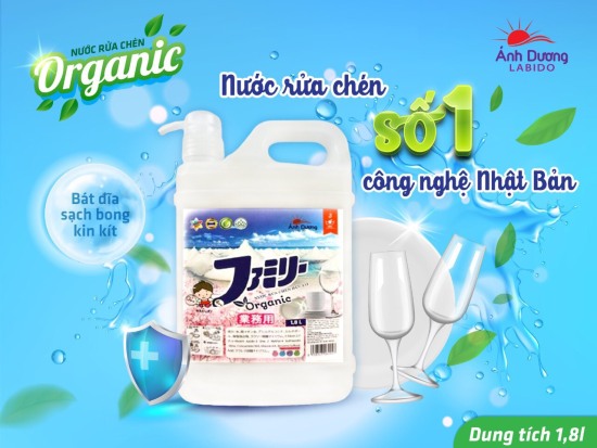 Can nước rửa chén organic tinh chất muối biển 1,8l - có vòi siêu tiện lợi - ảnh sản phẩm 5