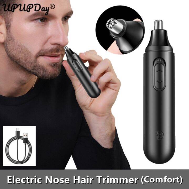 Nose Hair Trimmer Nostril Ear Hairs Electric Removal Shaver Clipper