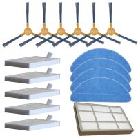 ตัวกรอง + แปรงด้านข้าง + ผ้าม็อบ + ตัวกรองหลักสำหรับ X5 X6 ABIR เครื่องดูดฝุ่นหุ่นยนต์ชิ้นส่วนทำความสะอาดในครัวเรือน