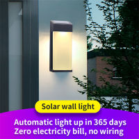 LED Solar Light Outdoor Garden Wall Decoration Lamp LED IP54 Glass luminaria porch light LOFT Industrial outdoor ho Wall Ligh