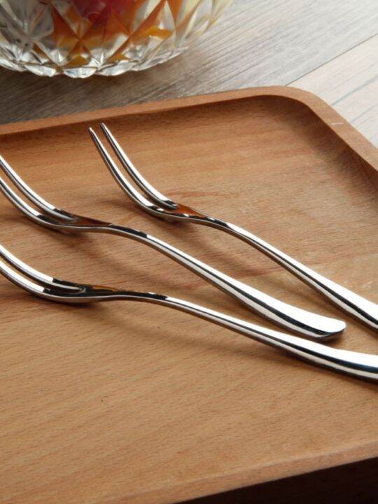 durable-and-practical-muji-export-european-style-fruit-fork-set-stainless-steel-thickened-household-cake-small-fork-dessert-fork-fruit-fork-sign