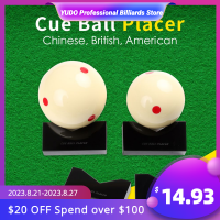 นำเข้าวัสดุอะครีลิค Cue Ball Locator บิลเลียดสนุ๊กเกอร์ Carom Cue ตำแหน่งน้ำหนักเบา Marker Moothly สวมใส่อุปกรณ์เสริม