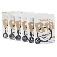 【Hot sales】 ซิก Seaguar R18 ป้ายเงิน FLUORO LTD 100M สายคาร์บอนฟลูออรีนสายหลักสายหลักสายคาร์บอน