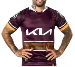 2021-2022 Brisbane Broncos Home / Away / Indigenous / Heritage / Singlet  Rugby Jersey - Mens Size:S-5XL